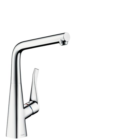 Hansgrohe-HG-Metris-M71-Einhebel-Kuechenmischer-320-Eco-1jet-Chrom-14782000 gallery number 1